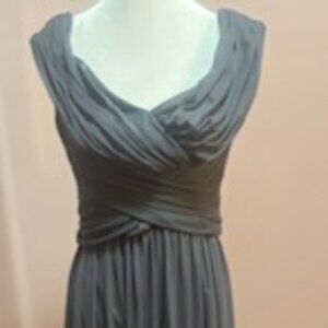 Size 6, David's Bridal, Gunmetal Grey Dress